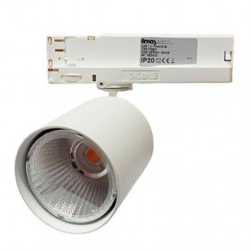 Ilmas three-phase track LED spotlight 24W 4000K...