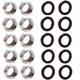 Eurotis DN12 1/2 threaded nut with gasket for...