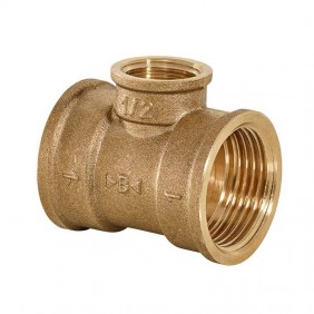 IBP Pipe T-Fitting F/F/F 1 1/2 brass 8130...