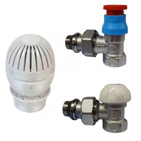 Giacomini valve and lockshield kit for radiator...