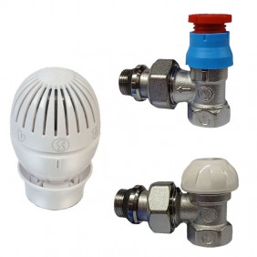 Kit vanne et coude de réglage Giacomini pour...