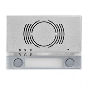 Urmet Alpha 2-button module faceplate for sound...