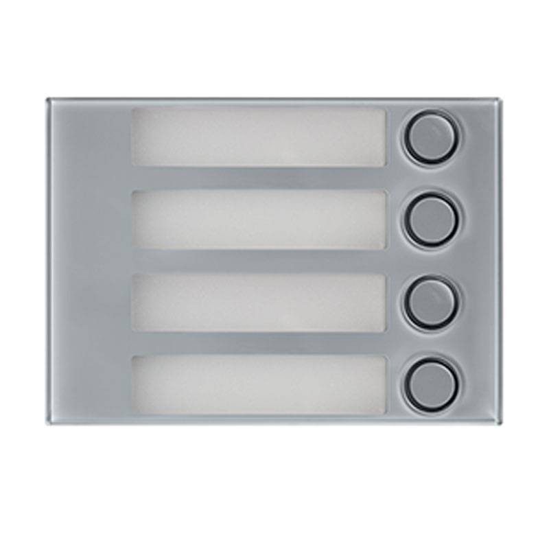 Urmet 1145/500 Platine Extérieure Interphone 4+N Fils - Neuf - Argenté