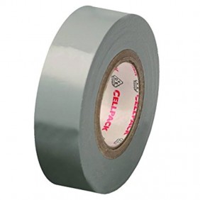 Tape Cellpack PVC grey No 128 0,15 mmx19 mm 145808