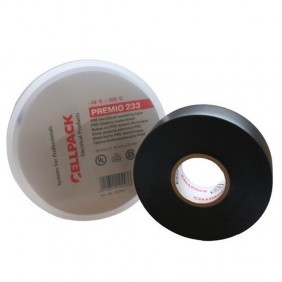 Nastro isolante nero Cellpack PVC 0.18mm x 19mm...