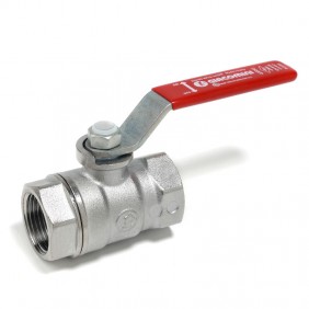 Giacomini valve ball F-F 3 inch red lever...