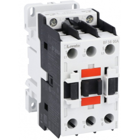 Lovato three-pole contactor 38A 24VAC coil...