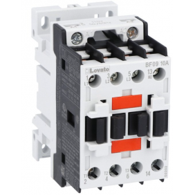 Lovato three-pole contactor 9A coil in AC...
