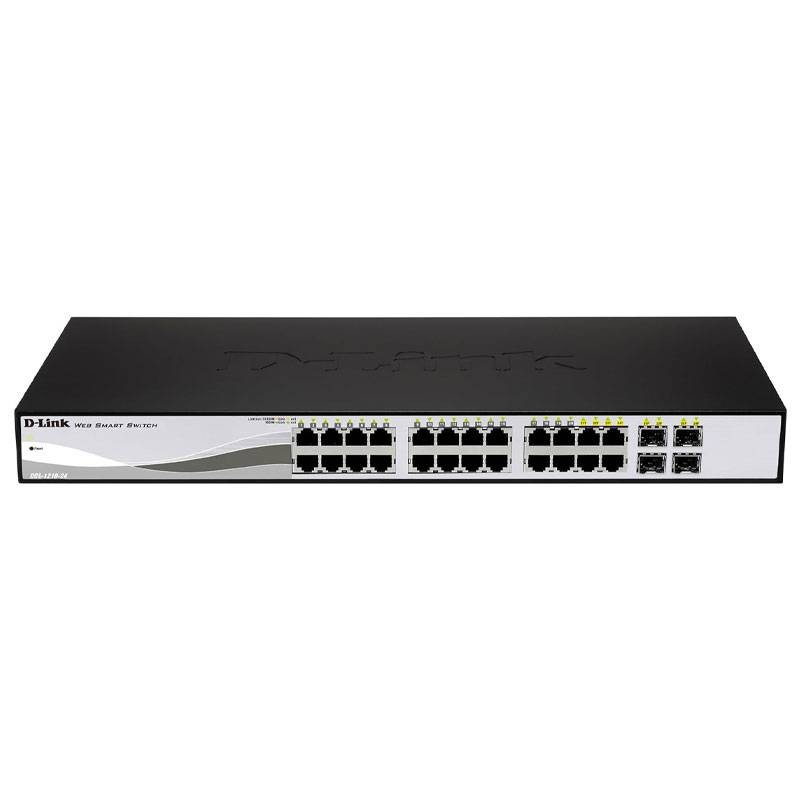 Switch Gigabit Ethernet 1000 BASE-T D-Link DGS-1210 24 ports PoE