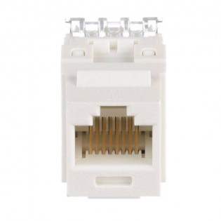 Panduit CAT6 Keystone Punchdown UTP RJ45 Receptacle White NK688MIW