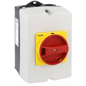 Lovato wall-mounted rotary disconnect switch...