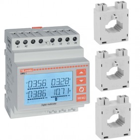 Lovato DMG100 Multimeter Kit + 3 100/5A...