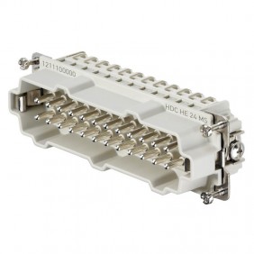 Connector insert Male Weidmuller HDC 24P+e 16A...