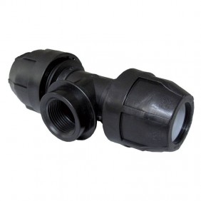 Raccord en T 90 degrés fileté Nupi Femelle D 50...