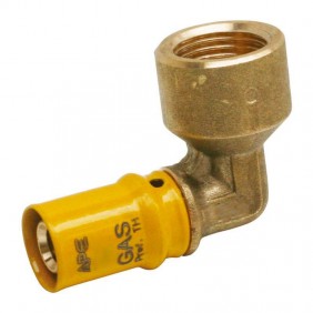 Raccord coudé pour gaz Ape f 1 pouce x 32 mm...