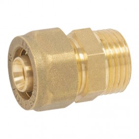 Ape straight fitting M 1/2 x 20 mm brass...