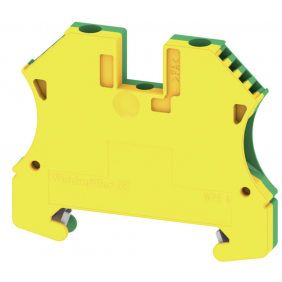 Pince Modulaire Weidmuller WPE 4mmq Jaune/vert...