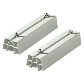 Air conditioning pair base brackets with feet...