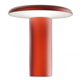 Lámpara de mesa Artemide Takku 2,5W 3000K Rojo...