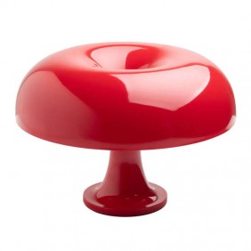 Lámpara de mesa Artemide Nessino E14 Rojo 0039080A