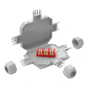 Mini-joint avec gel Raytech pour câbles 3 x 4...