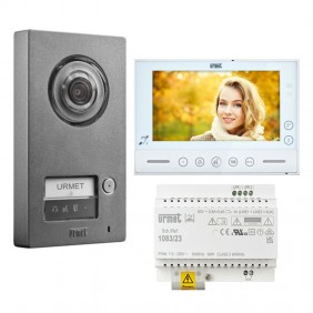 Urmet single-family video intercom kit with...