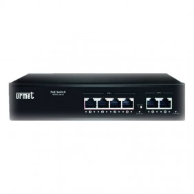 Urmet 4 Port PoE Switch 2 Port Uplink Ethernet...