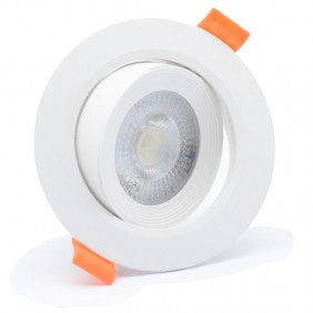 Foco LED empotrable redondo Duralamp 7W 4000K...