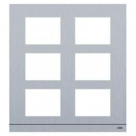 Cadre pour platine de rue Abb 6 modules WLF306A