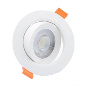 Duralamp runder LED-Einbaustrahler 7W 3000K...