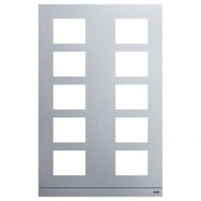 Aluminum frame for intercom pushbutton panel...