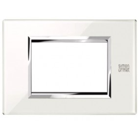 Urmet Simon Nea plate 3 modules white snow...