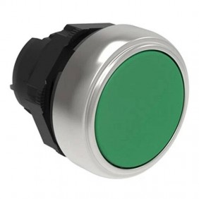 Lovato Platinum Shaved Green Pulse Button LPCB103