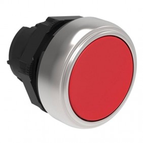 Lovato Platinum Shaved Red Pulse Button LPCB104