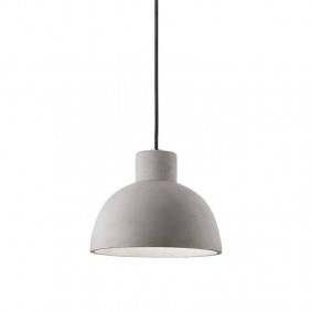 Ideal Lux Hängeleuchte OIL E27 D 205 Zement 129082