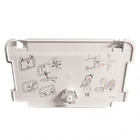 Plaque de protection Grohe pour cassette WC...