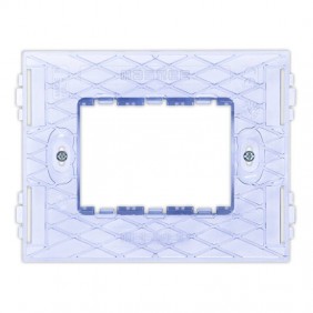 Supporto 3 moduli Master Pixia con viti 14SP103