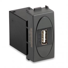 Presa USB Master Modo 2.1A 5V Grigio 31214