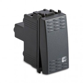 Master Modo Switch 16A 1P Illuminable Grey 31010