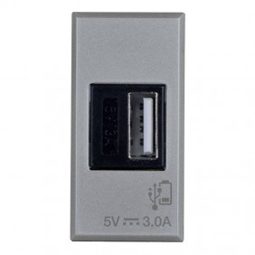 Cargador USB Ave Allumia S44 3A Tipo A Gris...