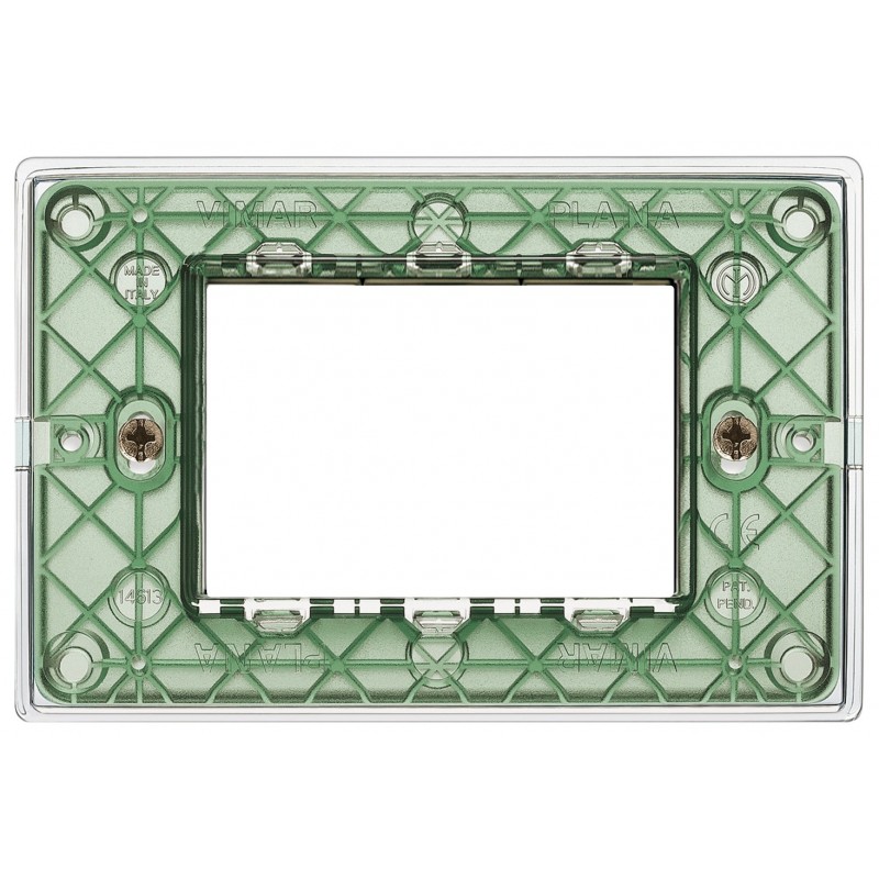 Plate Vimar Plana 3 Modules Reflex air 14653.42