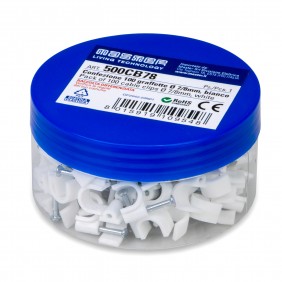Master cable clip diameter 7/8 mm white 500CB78