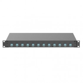 Panduit Fiber Optic Patch Panel with 12 Duplex...