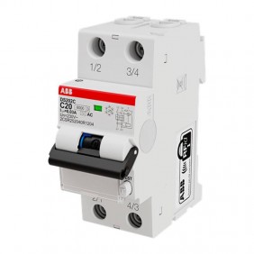 Magnetotérmico diferencial Abb 20A 2P 30mA AC...