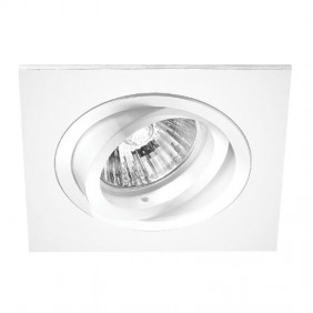 Spotlight Noble de empotrar blanco ajustable...