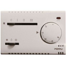 Perry Unterputz-Thermostat weiß für...