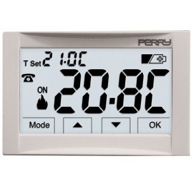 Thermostat numérique Perry alimenté par pile 3V...