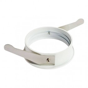 AqLus Click round with recessed edge white...