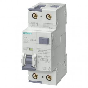 Siemens FI/LS-Schalter 1P+N 20A 30mA 10kA 2M...
