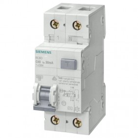 Magnetotermico differenziale Siemens 1P+N 25A...